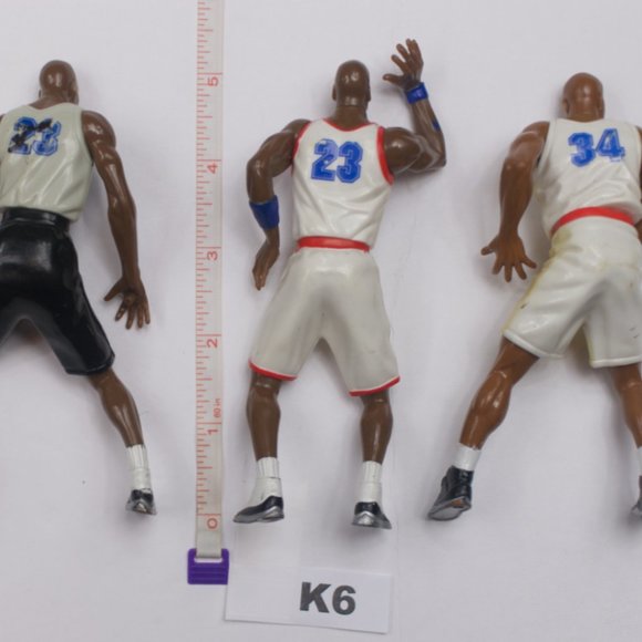 2 different Michael Jordan #23 + Charles Barkley #34 - Space Jam Action Figures - Picture 2 of 2